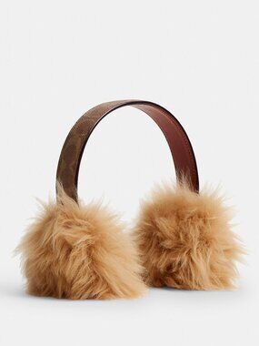 Coach Shearling Earmuffs NWT